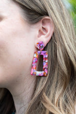 Avery Earrings in Paradise Pink