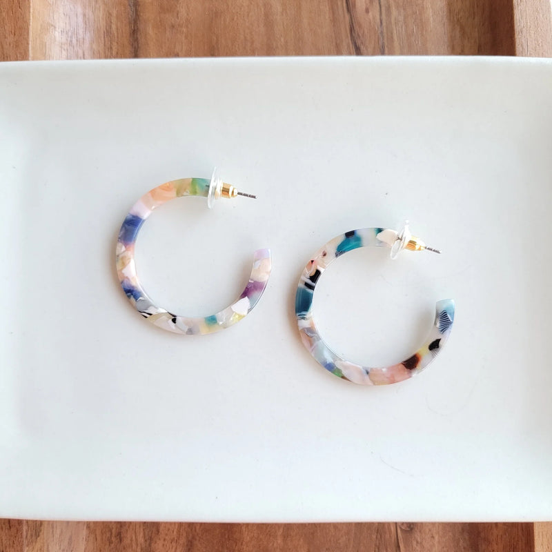 Camy Hoop Earrings - Multicolor