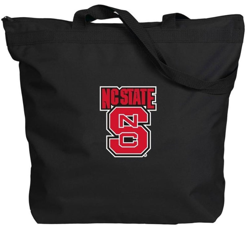 NC State Large Zipper Tote