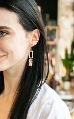 Raya Earrings in Sandstone