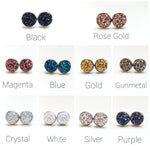 Druzy Stud Earrings - Mystery