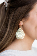 Camilla Gold Pendant Earrings