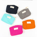 Little Matching Canvas Luna Pouch in Turquoise