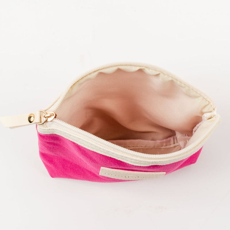 Little Matching Canvas Luna Pouch in Turquoise