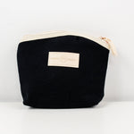 Little Matching Canvas Luna Pouch in Black