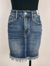 Judy Blue Frayed Hem Mini Skirt