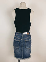 Judy Blue Frayed Hem Mini Skirt