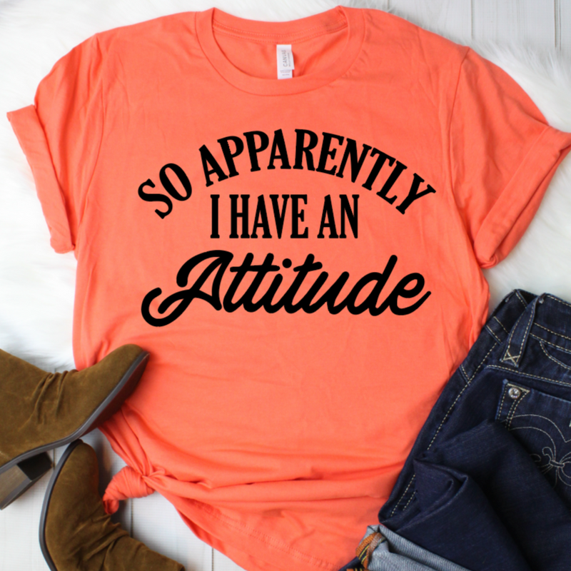 So Apparently I Have An Attitude Graphic Tee
