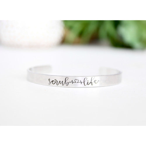 Scrub Life Cuff Bracelet